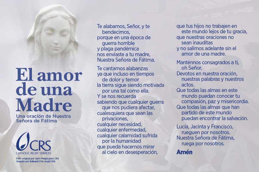 El amor de una Madre: Una oración de Nuestra Señora de Fátima | CRS