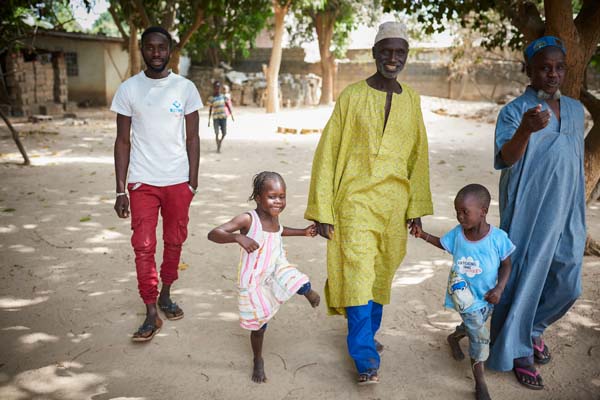 family in The Gambia