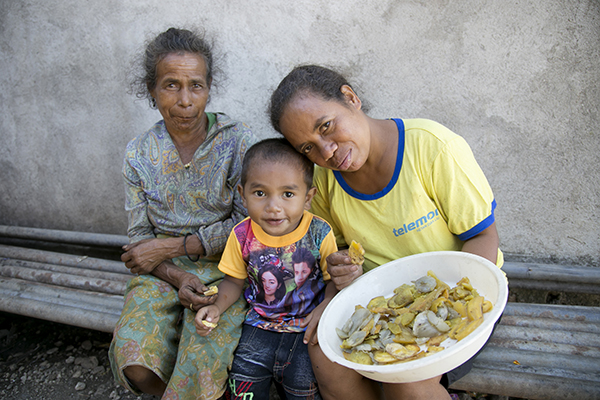 family in timor leste