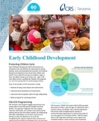 Screenshot of CRS Tanzania Early Child Development document