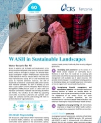 Screenshot of CRS Tanzania WASH document