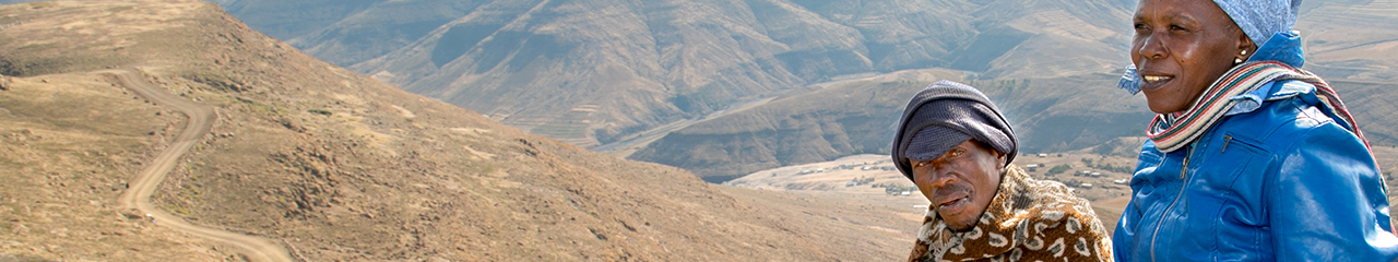 mountainside in Lesotho