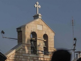 church top in Gaza