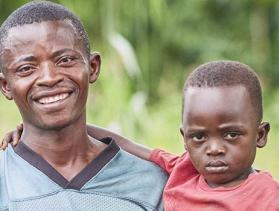 family in DR Congo