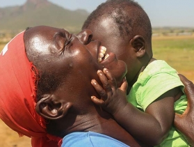 Kenya parent and child
