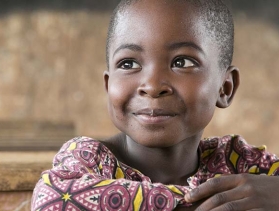 smiling child in Central African Republic