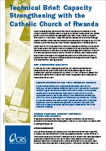 Capacity Strengthening With the Catholic Church of Rwanda (Technical Brief)
