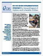 Do No Harm: Implementation Strategy for Care and Support of OVC