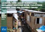 Learning from urban transitional settlement response in the Philippines