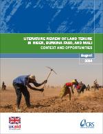 Literature Review of Land Tenure in Niger, Burkina Faso, and Mali