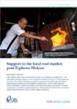 Support to the local tool market post-Typhoon Haiyan