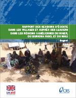 Report on listening sessions in Niger, Burkina Faso and Mali