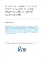 A Case Study of Impacts of Urban Food Vouchers in Somalia
